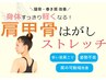 ☆肩甲骨はがしストレッチ☆首肩のコリを早期改善(￥6,500→￥2,980)