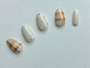 ラピス(Lapis)/秋ネイル/チェック/ライン