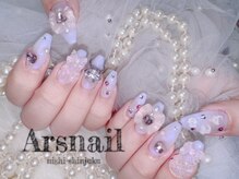 アルスネイル(Ars nail)/パープルピンクネイル