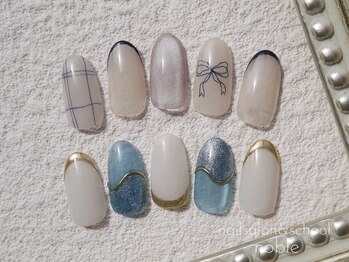 ネイルサロンアンドスクール ノーブル(noble)/チップデザイン