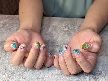 ヒミツキチ 恵比寿店(himitsukichi)/海の仲間達とクリームソーダの海