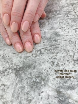 プライベート ネイルサロン マーマ(murmur)/ナチュラルワンカラー
