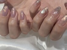 ドレス(Dress nail＆eyelash Lolonois)/大人きれいめシンプルネイル