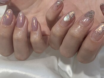 ドレス(Dress nail＆eyelash Lolonois)/大人きれいめシンプルネイル