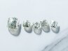 【足先まで綺麗に】各色フットワンカラー　フィルイン施術　4500円