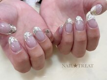 ネイルトリート 茨木駅前店(NAIL TREAT)/ガラスフレンチ