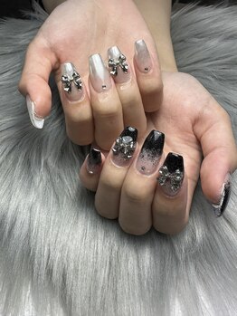 レディスペネイル ノウラ 名駅店(Redispe nail NouRa)/リボンネイル