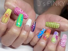 ネイルスペース ジェイズ ピンキー(NAIL SPACE J's PINKY)/カラフルネイル