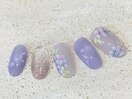 【Kato】紫陽花ネイル