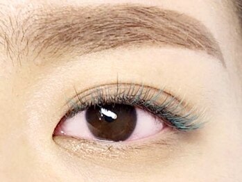 ミニョンアイラッシュデザインサロン 北花田店/フラットマットラッシュ カラー