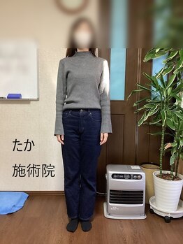 たか施術院/肩こり 背中の痛み &nbsp;胸の形注目