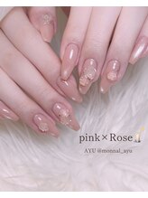 リアンド(Li&)/薔薇ネイル