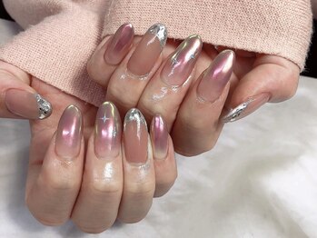 ドナ シェリダ(Dona Cherida)/オーロラ/ガラスフレンチ/グラデ