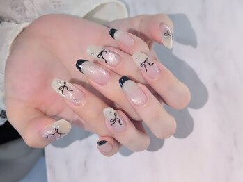 ヘネシー 仙台店(HENECY)の写真/3Dアート、トレンドデザインもお任せ！パラジェル使用のネイルで可愛さ満点な指先をHENECYで実現しよう♪