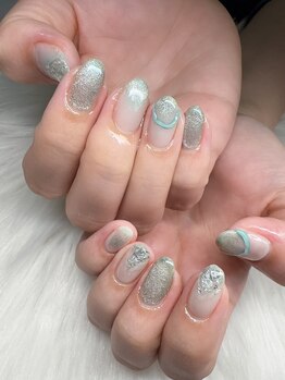 タムタムネイル 本厚木(Tam Tam Nail)/持ち込みデザイン