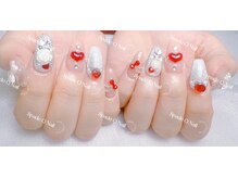 スペードキューネイル 新宿店(Spade Q Nail)/可愛さ全開 ロマンチックネイル