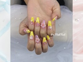 秋の和菓子みたいな彩りネイル