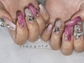 アミ施術お客様ネイル