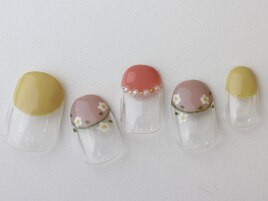 小花柄アート。。。