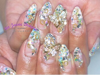 アン ジョーヌドラゴ/【自爪ネイル】ゴテゴテネイル