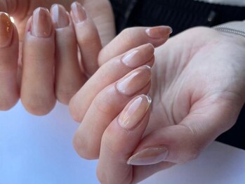 アイネイルズ 梅田店(I nails)/もやもや先端ぷっくり¥9700