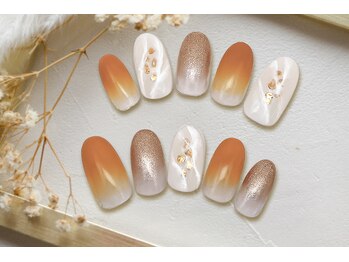 ファストネイル 本川越ペペ店(FAST NAIL)/紅葉カラー 7,370円 【11753】