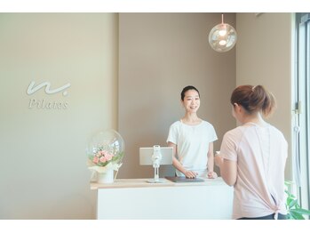 Nピラティス 柏店/受付の様子