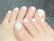 ケーズネイル製作所/フットオーロラパウダーネイル