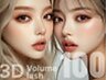 【マツエク】3Dボリュームラッシュ100束（300本）＋コーティング(オフ込)