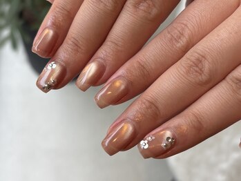 レトネイル レトネイル 大阪梅田(reto nail)/うるちゅる/春/ホロフラワー