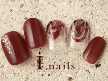 アイネイルズ 町田店(I nails)/もやもやクリアボルドー 7480円