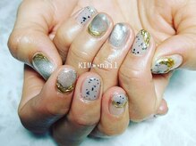 ケイアイエムネイル(KIM nail)/マグネット×ダルメシアン