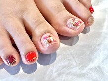 ネイルサロン イントゥ(into_)/フットネイル　シェル　