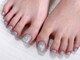 グロウネイル 福井(GLOW/NAIL)の写真/《おしゃれは足元から★》関西出身のネイリストが手掛けるネイルサロン◎眺めるだけで気分が上がるネイル♪