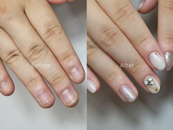 ミンスネイル(Mins Nail)/自爪育成しながらネイルアート