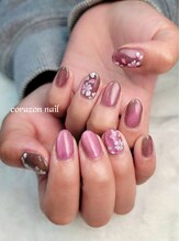 コラソンネイル(corazon nail)/HAND90分コース☆マグネット×桜