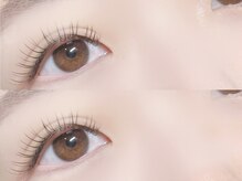 エミーアイラッシュ 大通店(Emii Eyelash)/フラット100本/目頭→D.Cカール