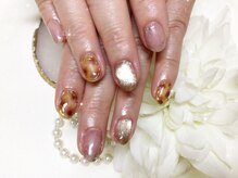 ウィズ フェリーク/べっ甲×ギャラクシーネイル