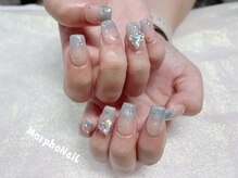 モルフォネイル(Morpho nail)/#ワンホンネイル #モテカワ