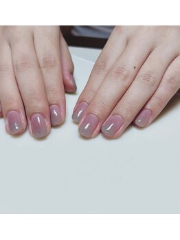 ネイルパレス/Wカラーグラデーション