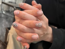 クロムネイル　メンズネイル