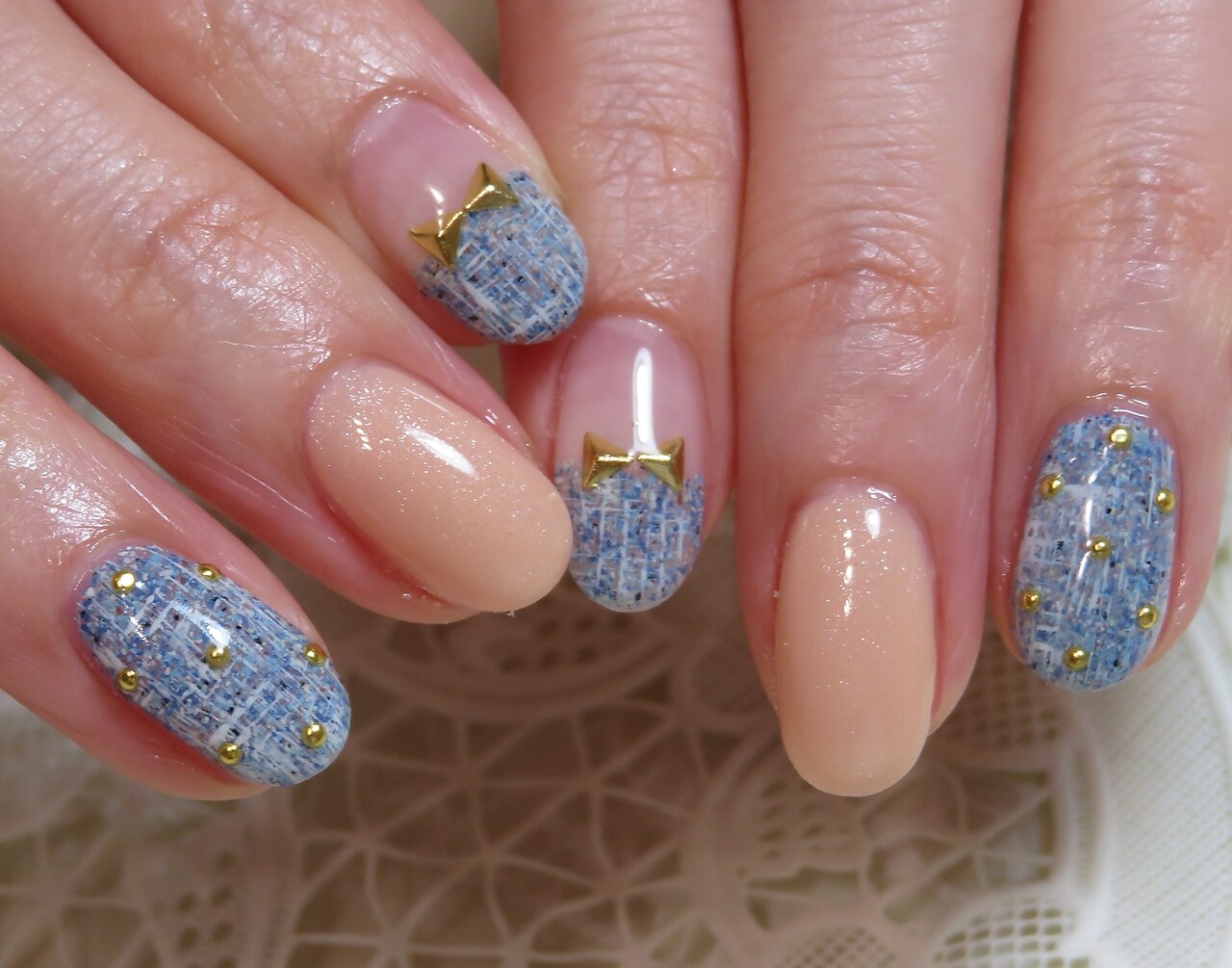 2026年冬トレンド】デニムネイルのネイルデザイン集｜人気順｜2