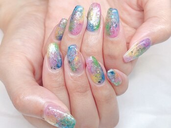 トリーシア(Nail & Beauty Salon Tri-xia)の写真/[初回オフ無料☆フリーアート10本¥7300]爪に優しいフィルイン&美フォルムでモチの良さup◎パーツ持込みok♪