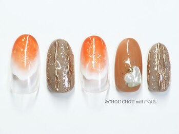 アンドシュシュネイル(&CHOU CHOU nail)/定額￥７９８０