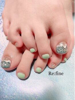 リファイン(Re:fine)/フット2本アート