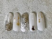 レイネイル 岐阜茜部店(RAY NAIL)/雪の結晶ネイル