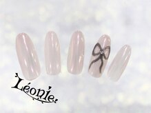 レオニー(Leonie)/リボン×オーロラネイル