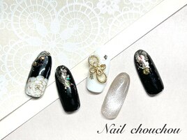 和柄ネイル9500円
