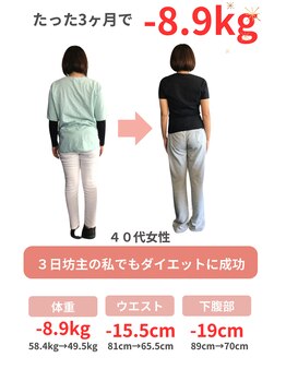 整体院 ひなどり/とにかく続けやすいダイエット