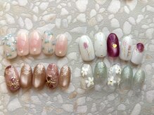 ミンクスタイル 恵比寿店(Mink Style)/桜ネイル/フラワーネイル/春